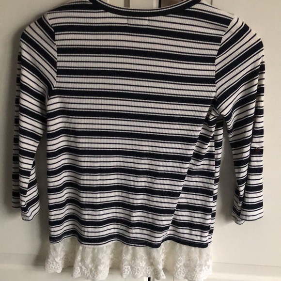 Max + Riley Striped Lace top - Picture 3 of 3